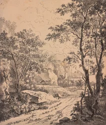 Paysage italien, entre Ancône et Sinigaglia